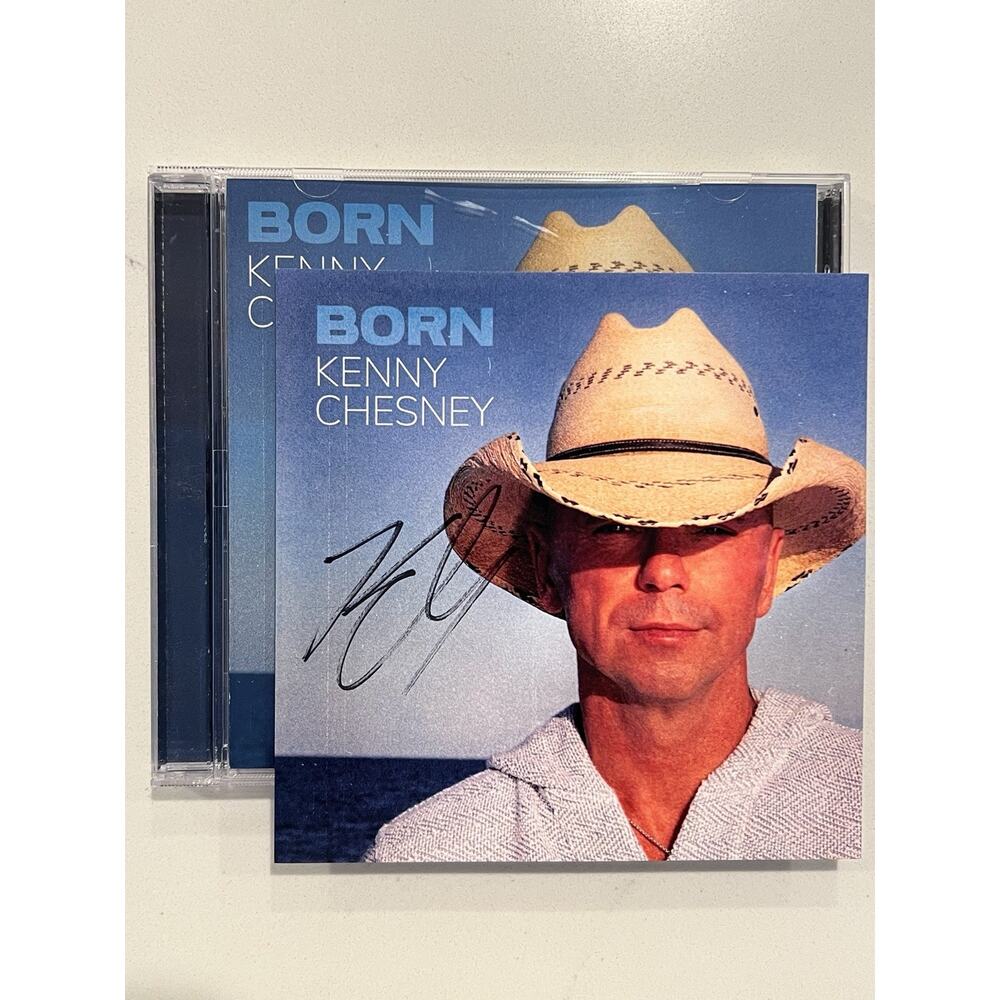 SIGNED Kenny Chesney - Born - CD with Autographed Art Card - New 2024 Album #2